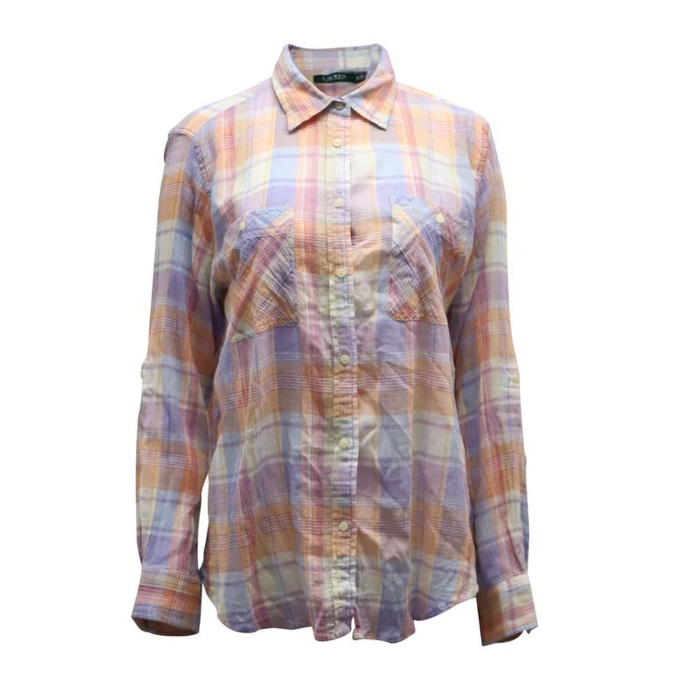 Lauren Ralph Lauren Plaid Shirt in Multicolor Cotton